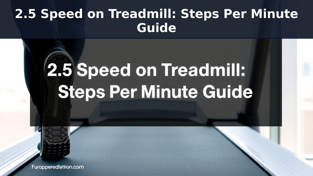 2.5 Speed on Treadmill: Steps Per Minute Guide