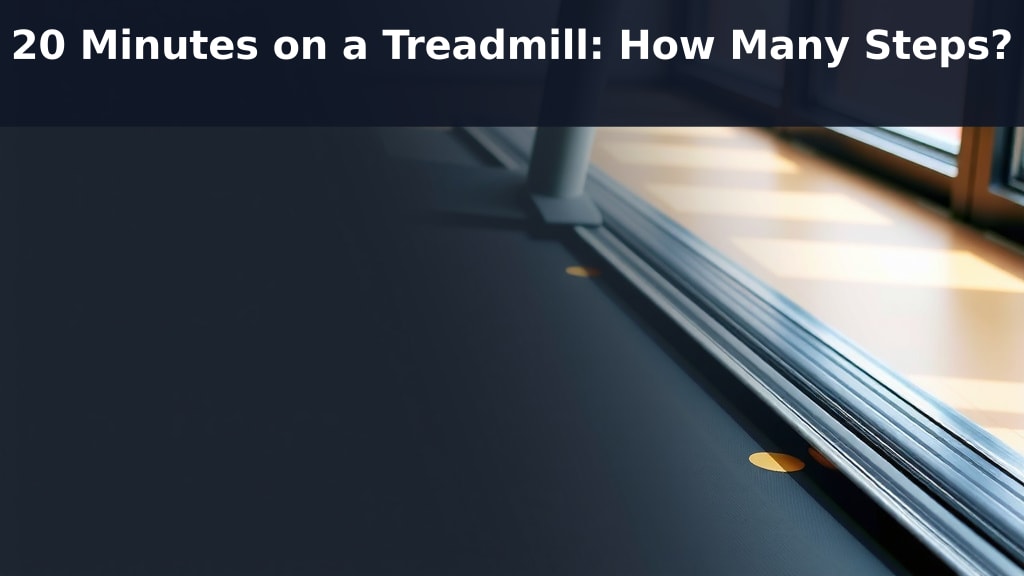 20 Minutes on a Treadmill: How Many Steps?