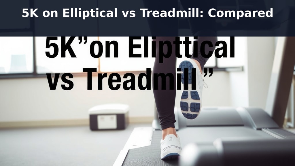 5K on Elliptical vs Treadmill: Compared