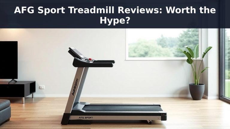 AFG Sport Treadmill Reviews: Worth the Hype?