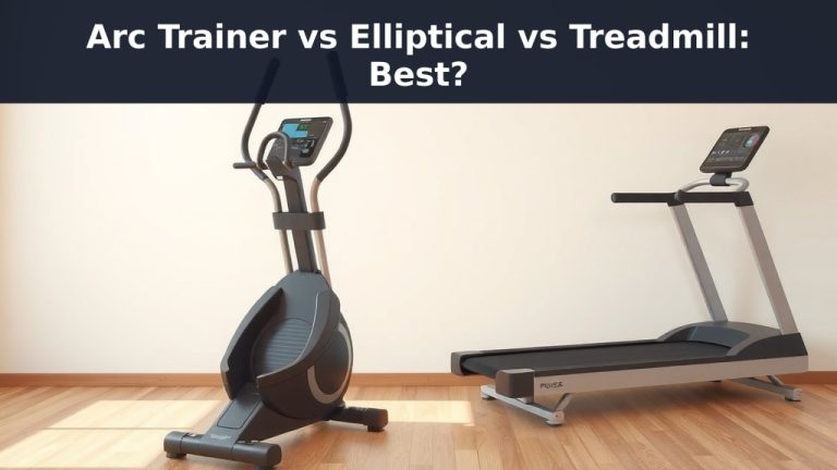Arc Trainer vs Elliptical vs Treadmill: Best?