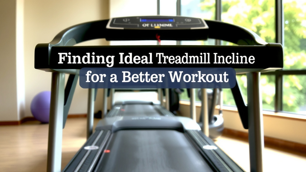Finding Your Ideal Treadmill Incline for a Better Workout