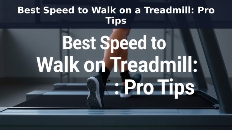 Best Speed to Walk on a Treadmill: Pro Tips