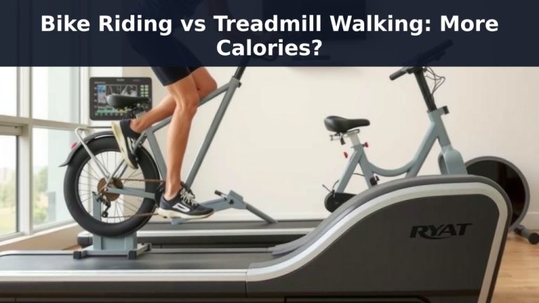 Bike Riding vs Treadmill Walking: More Calories?