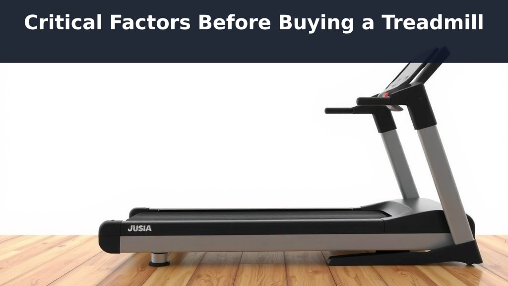 Critical Factors Before Buying a Treadmill