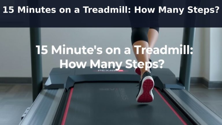 15 Minutes on a Treadmill: How Many Steps?