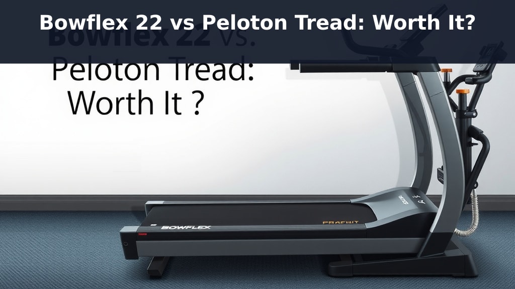 Bowflex 22 vs Peloton Tread: Worth It?