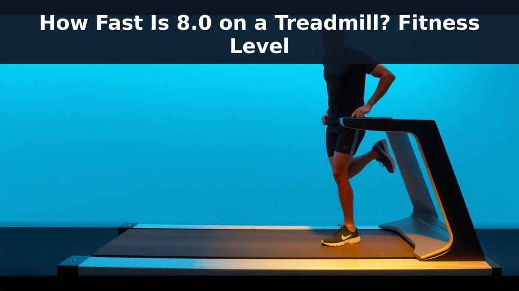 How Fast Is 8.0 on a Treadmill? Fitness Level