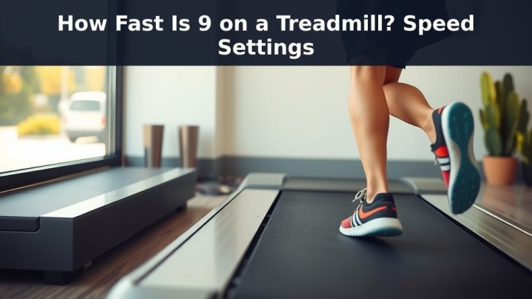 How Fast Is 9 on a Treadmill? Speed Settings
